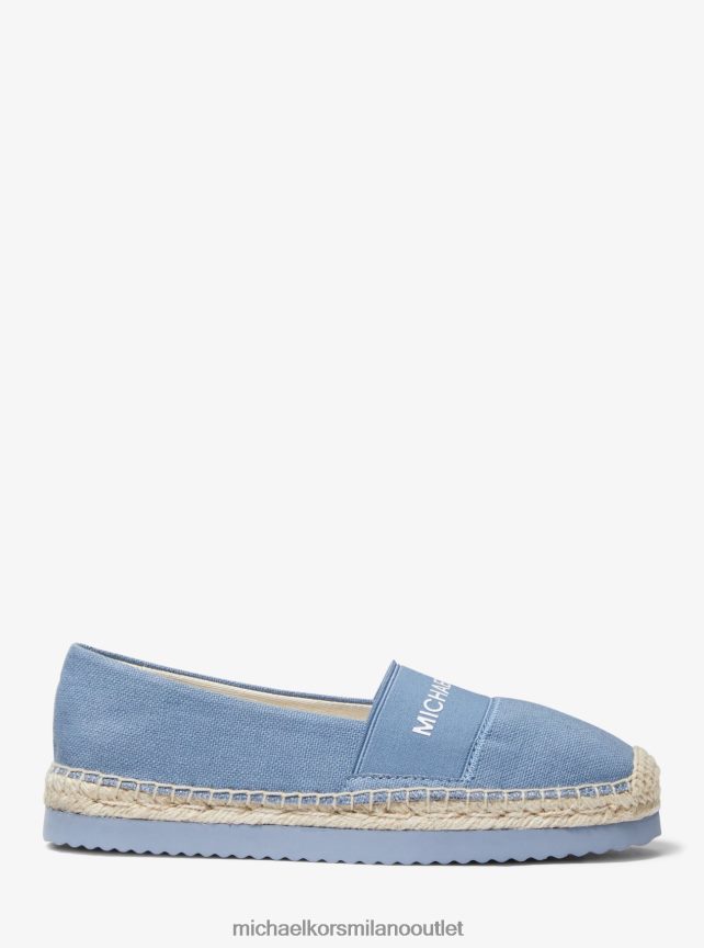 Michael Kors espadrillas slip-on in tela con logo Vicky donne denim P06L0L2260 scarpe