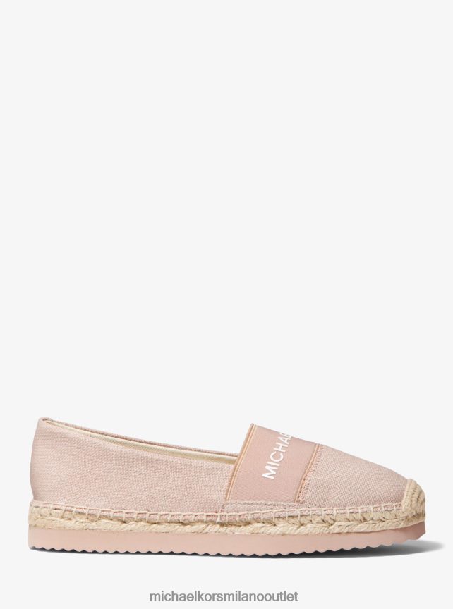 Michael Kors espadrillas slip-on in tela con logo Vicky donne rosa tenue P06L0L2257 scarpe