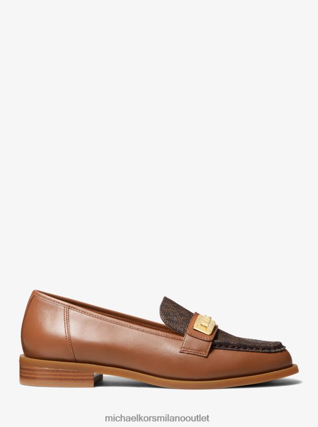 Michael Kors logo padma e mocassino in pelle donne bagaglio multiplo P06L0L2273 scarpe