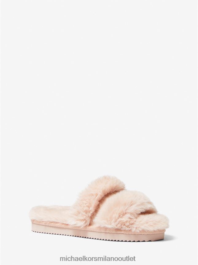 Michael Kors sandalo scarlett in pelliccia sintetica donne balletto P06L0L2334 scarpe