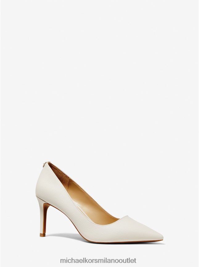 Michael Kors Décolleté alina flex in finta pelle saffiano donne lt. panna P06L0L2298 scarpe