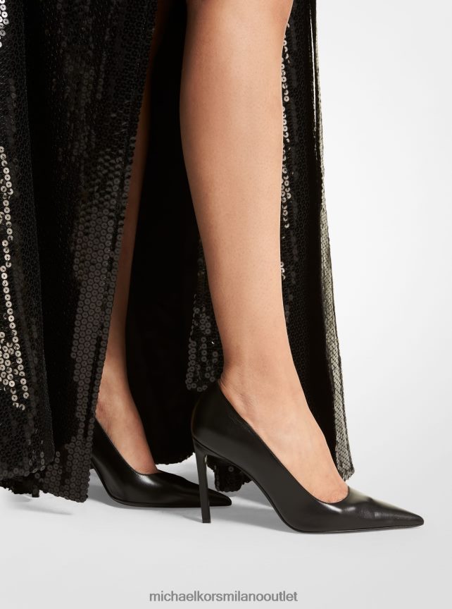 Michael Kors collezione décolleté in pelle martine donne nero P06L0L2316 scarpe