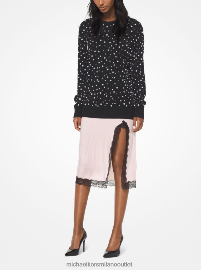 Michael Kors décolleté in pelle verniciata della collezione muse donne nero P06L0L2314 scarpe