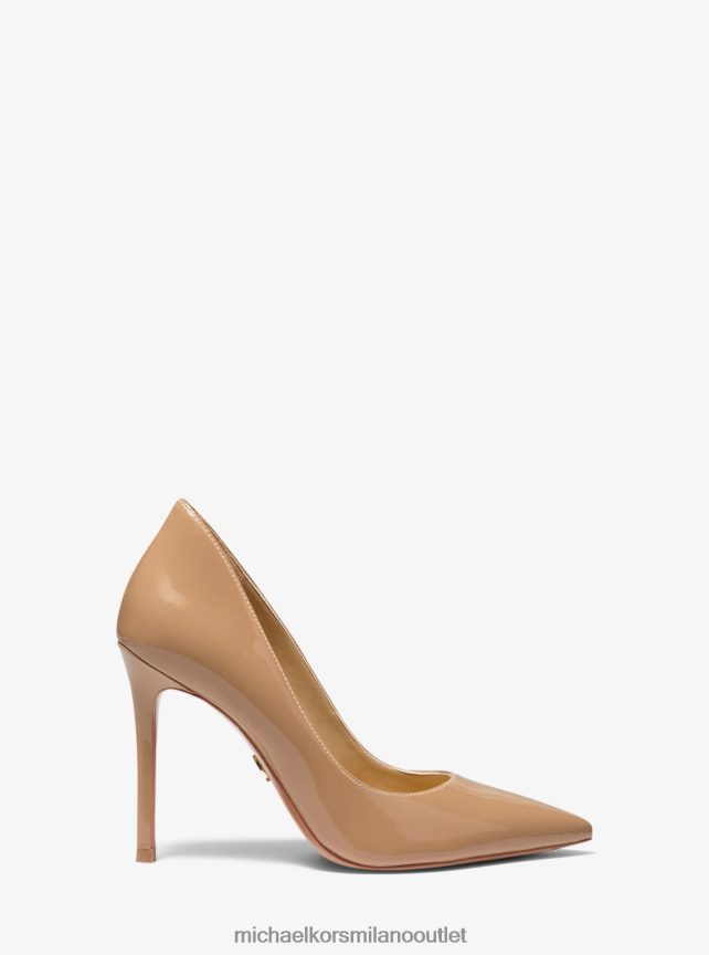 Michael Kors décolleté keke in vernice donne caramella mou P06L0L2310 scarpe