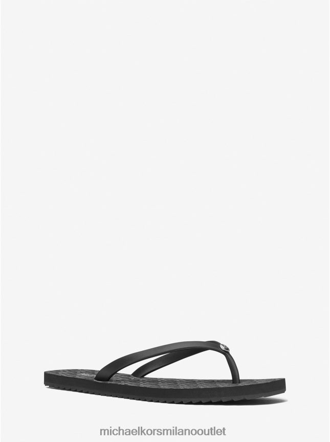 Michael Kors Infradito con logo Jinx donne nero P06L0L1866 scarpe