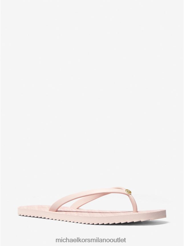 Michael Kors Infradito con logo Jinx donne rosa tenue P06L0L1870 scarpe