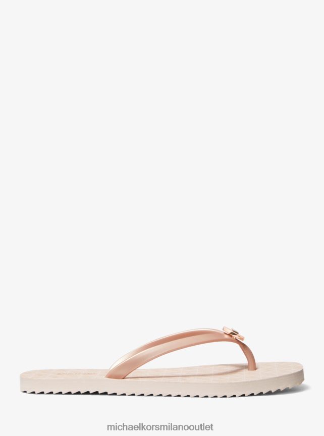 Michael Kors Infradito con logo Jinx donne rosegold/bllt P06L0L1995 scarpe