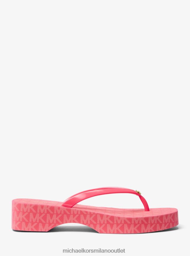 Michael Kors Infradito con logo lilo donne geranio P06L0L1871 scarpe