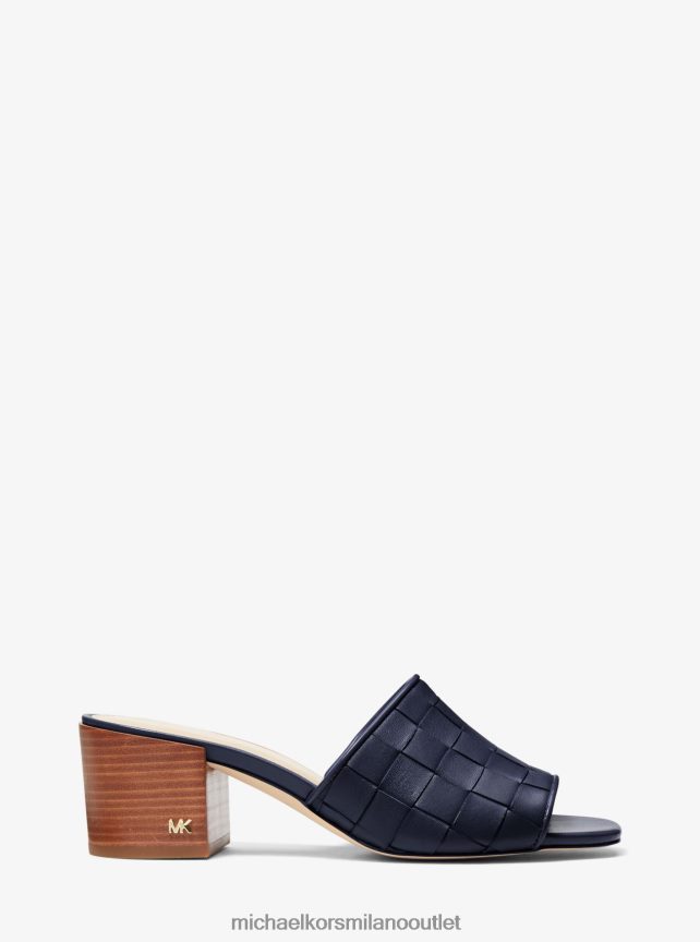 Michael Kors sabot Ingrid in pelle intrecciata donne Marina Militare P06L0L1843 scarpe