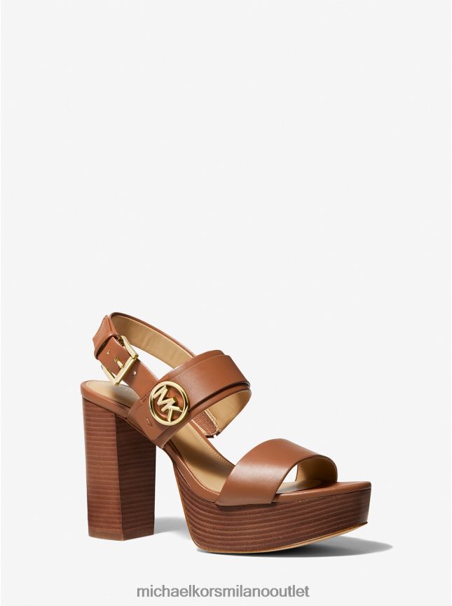 Michael Kors sandalo carmen con plateau in ecopelle donne bagaglio P06L0L2080 scarpe