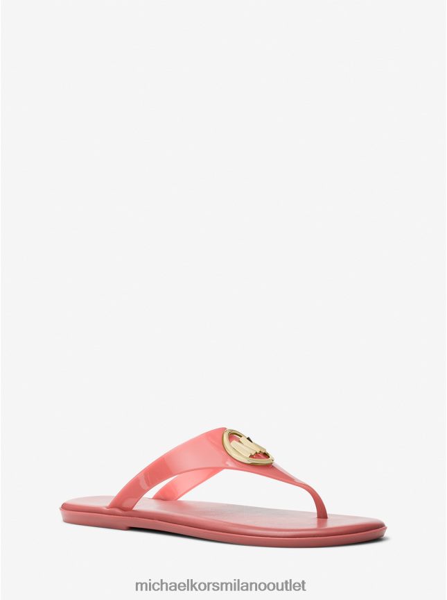 Michael Kors sandalo carmen in pvc gelatinato donne rosa tea P06L0L1957 scarpe