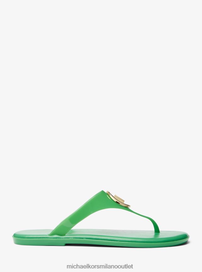Michael Kors sandalo carmen in pvc gelatinato donne verde palma P06L0L1960 scarpe