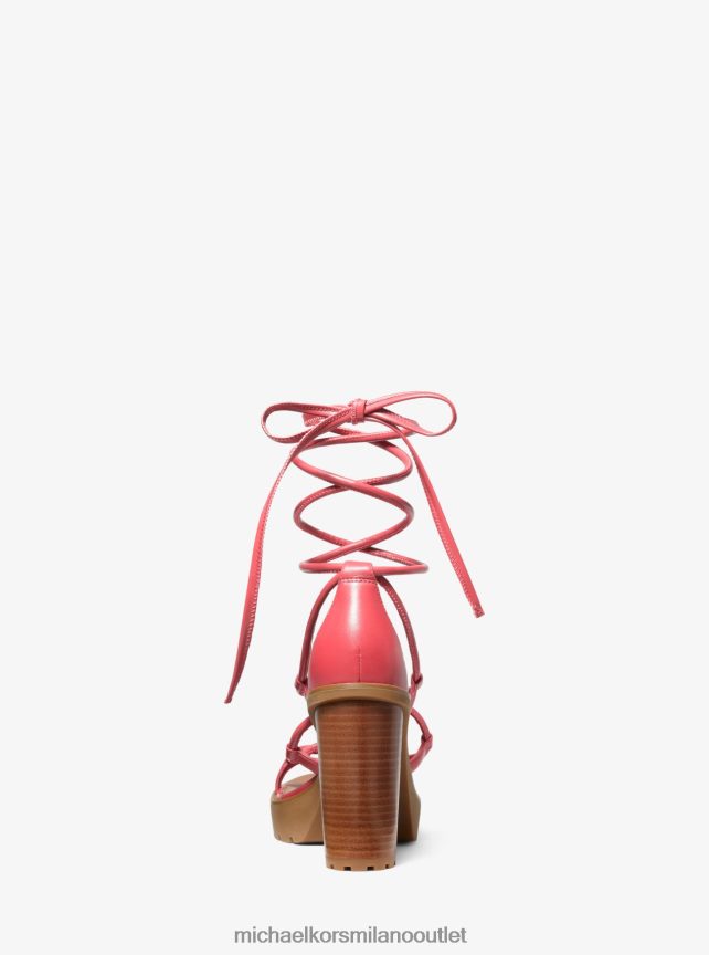 Michael Kors sandalo con plateau in vera pelle donne dalia P06L0L2045 scarpe