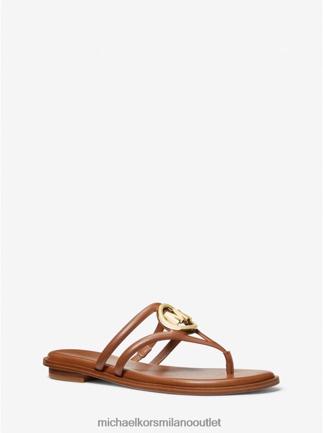 Michael Kors sandalo hampton in pelle donne bagaglio P06L0L1947 scarpe