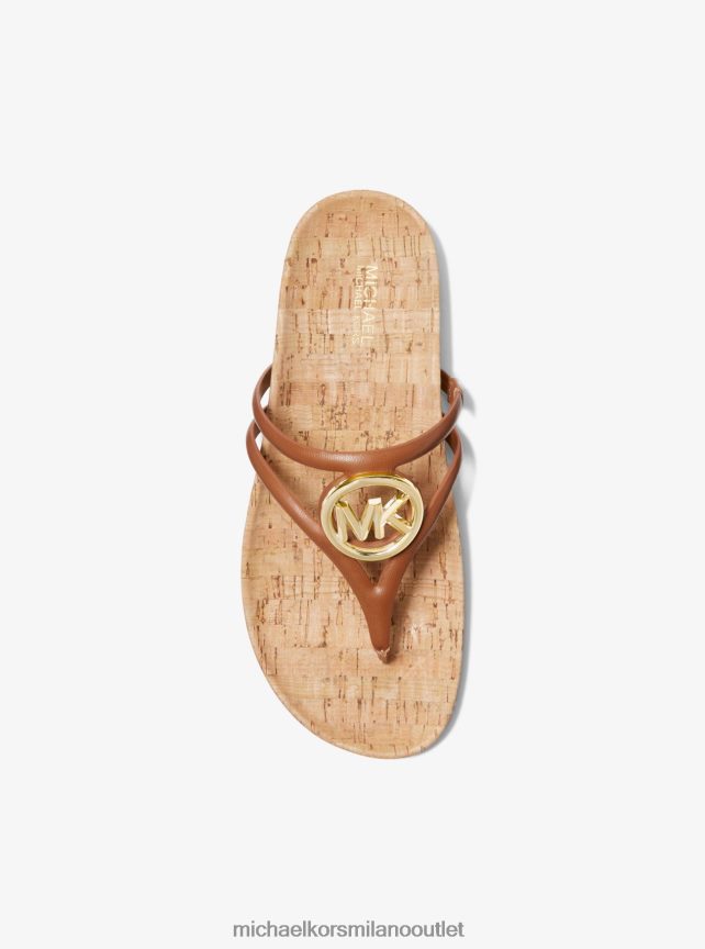 Michael Kors sandalo hampton in pelle donne bagaglio P06L0L1951 scarpe