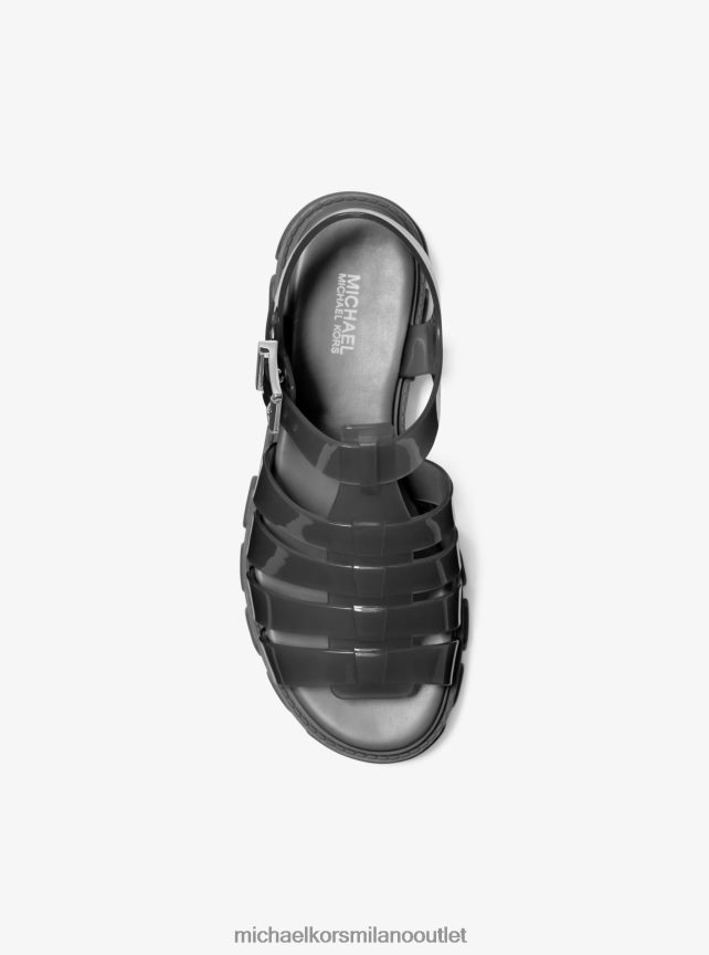 Michael Kors sandalo jagger in pvc donne nero P06L0L1987 scarpe