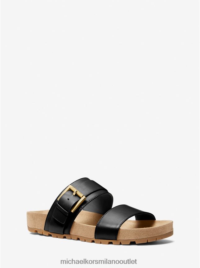 Michael Kors sandalo mylah in ecopelle donne nero P06L0L2003 scarpe