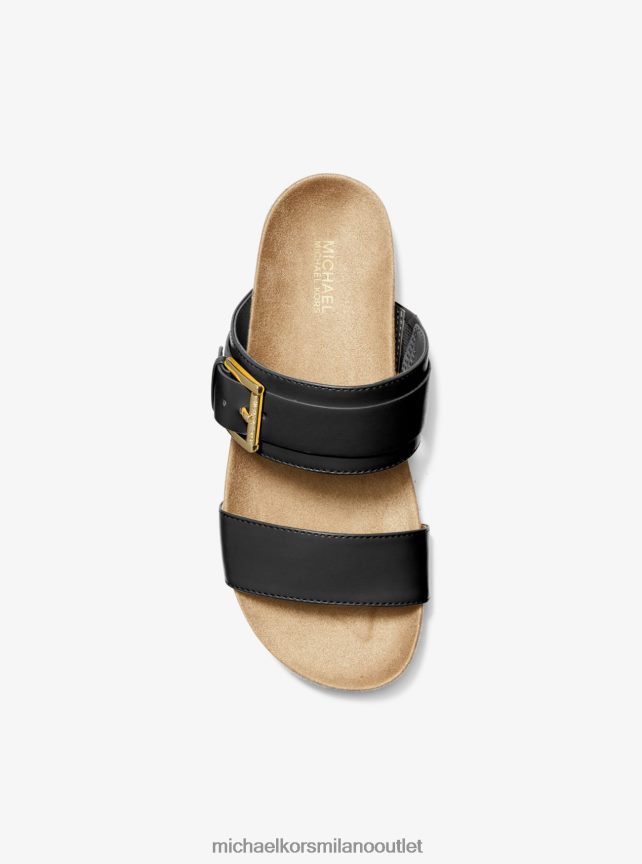 Michael Kors sandalo mylah in ecopelle donne nero P06L0L2003 scarpe