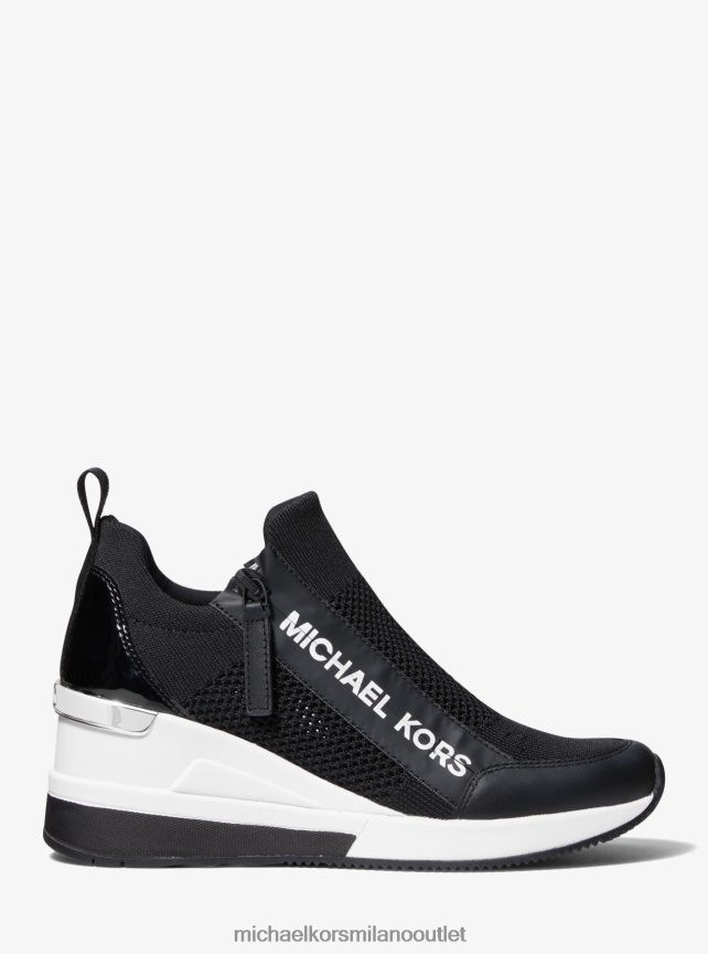Michael Kors scarpa da ginnastica in maglia elasticizzata willis donne nero P06L0L1713 scarpe