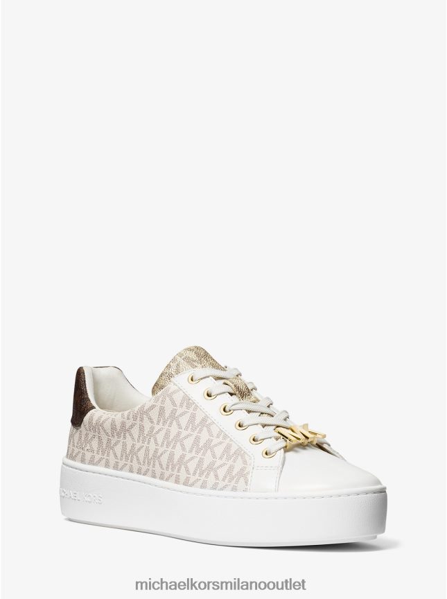 Michael Kors sneaker con logo color block papavero donne vaniglia P06L0L1815 scarpe