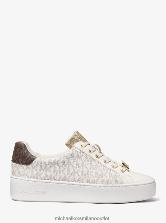Michael Kors sneaker con logo color block papavero donne vaniglia P06L0L1815 scarpe