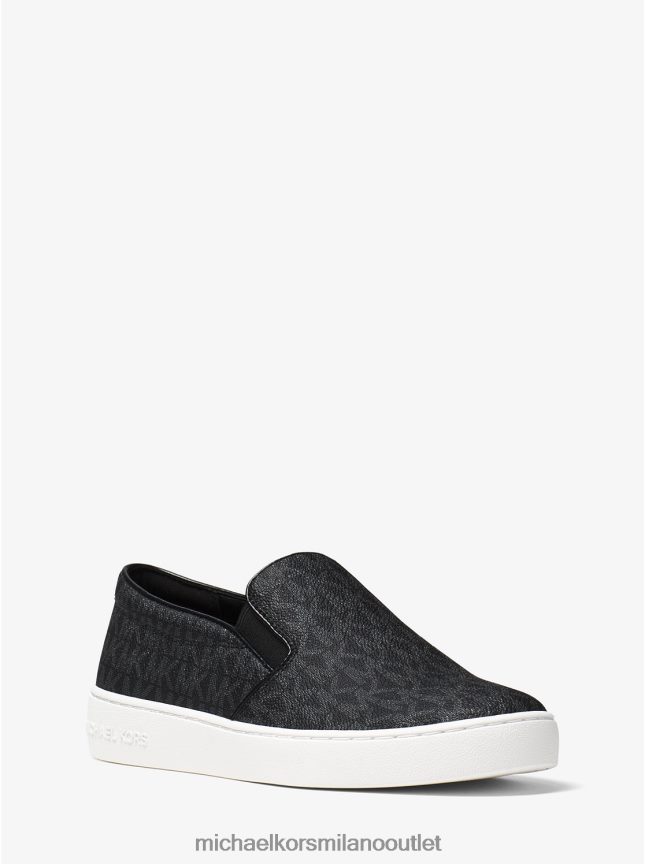 Michael Kors sneaker slip-on con logo keaton donne nero P06L0L1766 scarpe