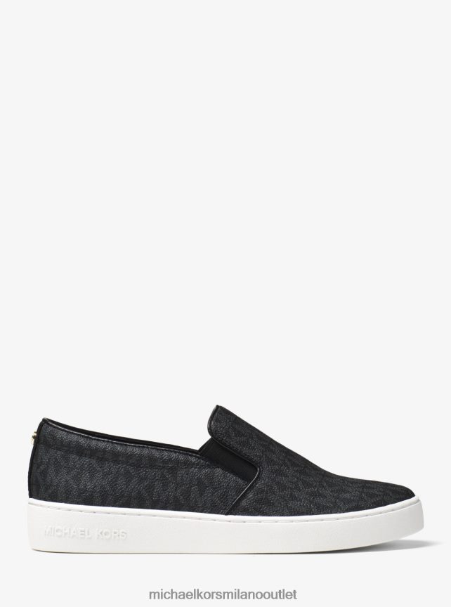 Michael Kors sneaker slip-on con logo keaton donne nero P06L0L1766 scarpe