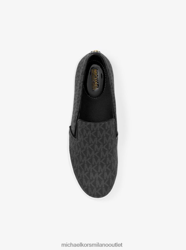 Michael Kors sneaker slip-on con logo keaton donne nero P06L0L1766 scarpe