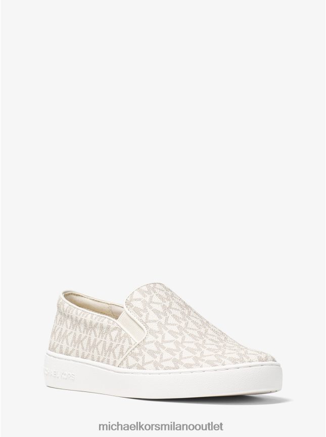 Michael Kors sneaker slip-on con logo keaton donne vaniglia P06L0L1769 scarpe