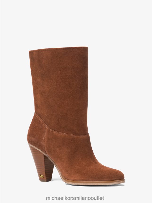 Michael Kors Stivaletto Divia in camoscio donne caramello P06L0L2213 scarpe