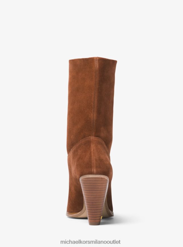 Michael Kors Stivaletto Divia in camoscio donne caramello P06L0L2213 scarpe