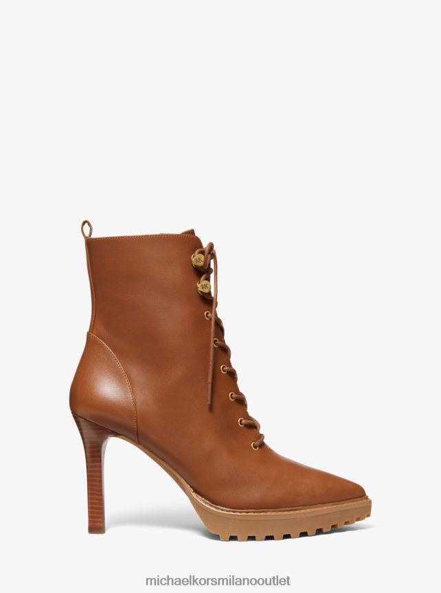 Michael Kors Stivaletto stringato Kyle in pelle donne bagaglio P06L0L2093 scarpe