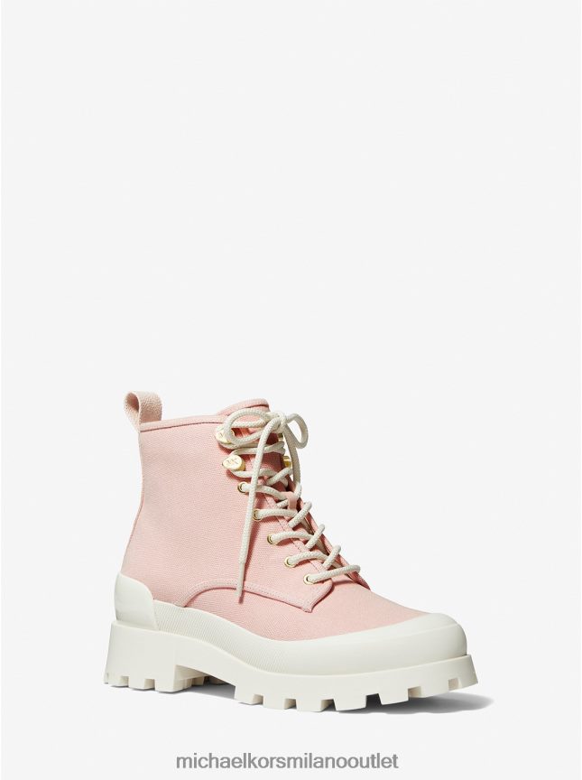 Michael Kors anfibio payton in tela di cotone donne rosa fumosa P06L0L2198 scarpe