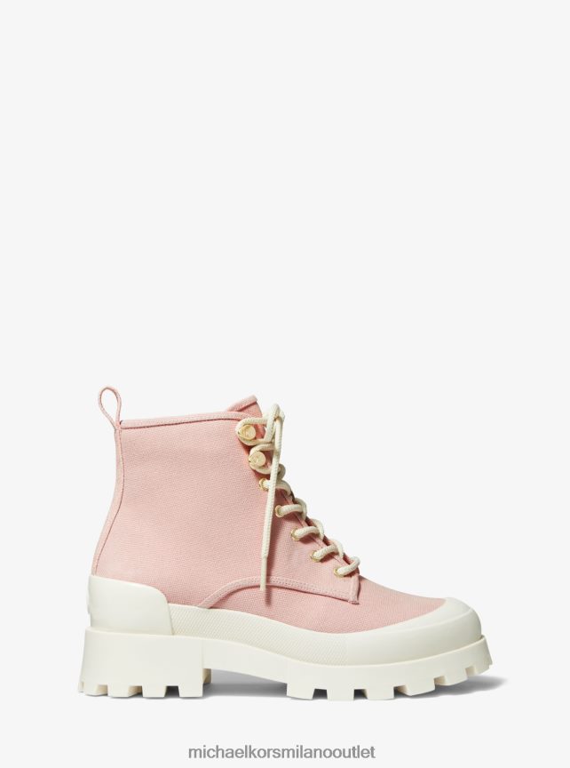 Michael Kors anfibio payton in tela di cotone donne rosa fumosa P06L0L2198 scarpe