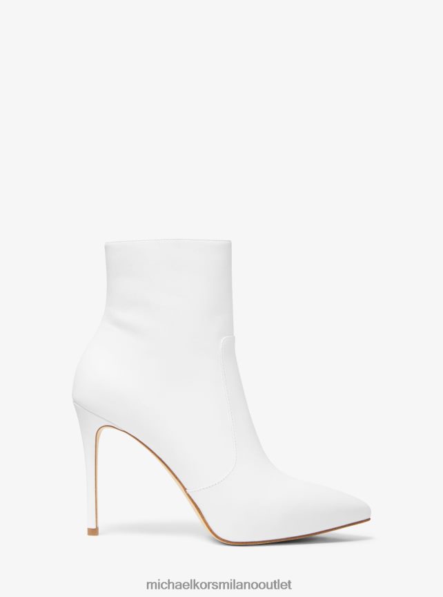 Michael Kors stivale in pelle ruta donne bianco ottico P06L0L2179 scarpe