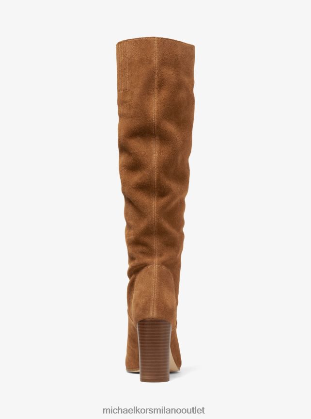 Michael Kors stivale leigh in pelle scamosciata donne bagaglio P06L0L2122 scarpe