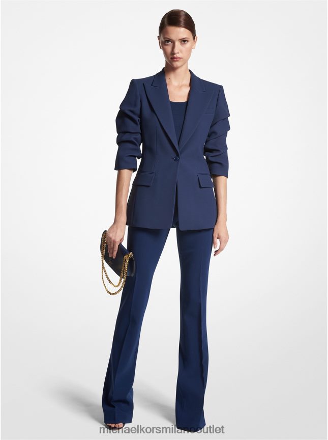 Michael Kors blazer della collezione Cate in doppio crêpe zibellino con maniche schiacciate donne Marina Militare P06L0L3429 vestiario