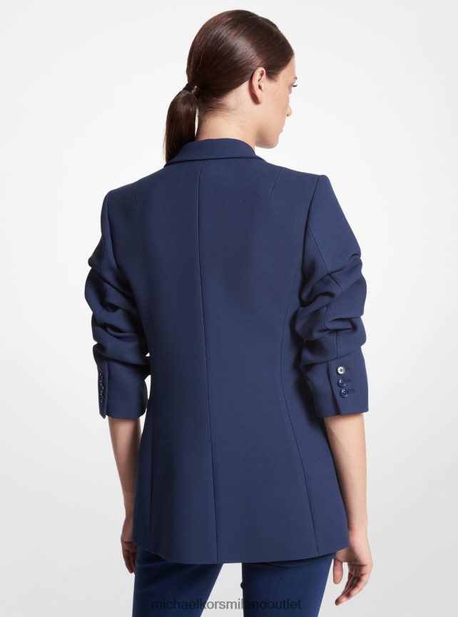 Michael Kors blazer della collezione Cate in doppio crêpe zibellino con maniche schiacciate donne Marina Militare P06L0L3429 vestiario