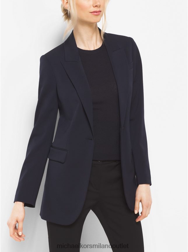 Michael Kors blazer di collezione in lana stretch donne Marina Militare P06L0L3688 vestiario