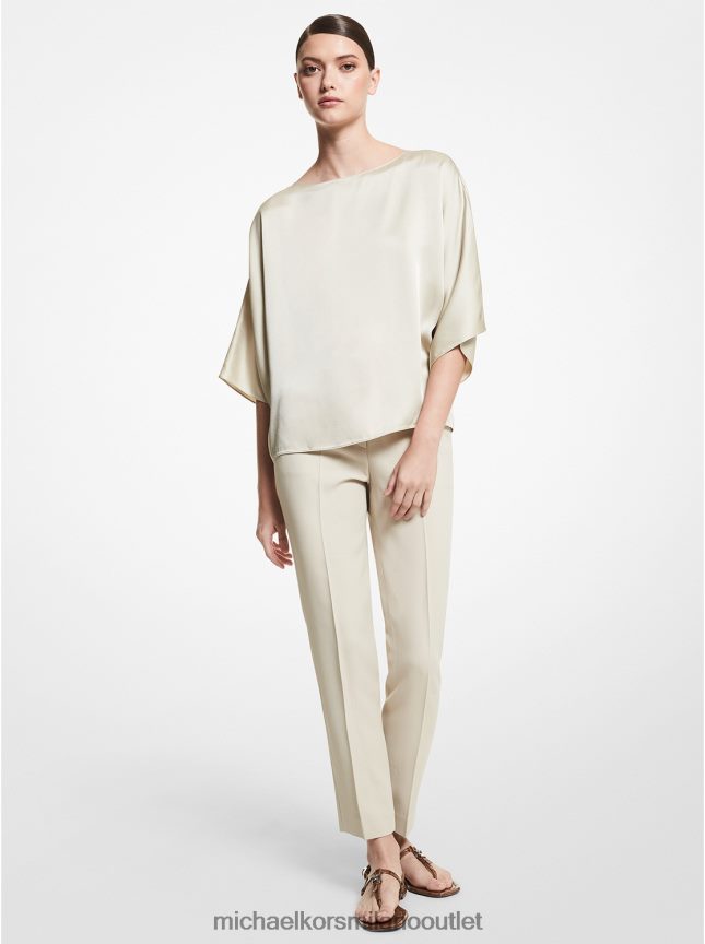 Michael Kors collezione nikki camicetta in charmeuse di raso donne calcolo P06L0L3664 vestiario