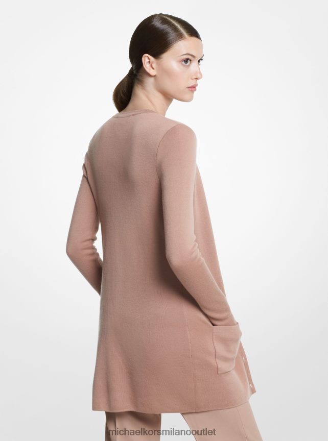 Michael Kors cardigan in cashmere della collezione bette donne abbronzatura P06L0L3684 vestiario