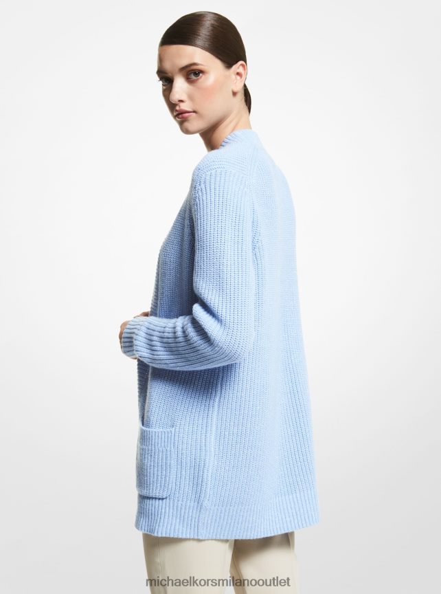 Michael Kors cardigan in misto cashmere della collezione donne blu oxford P06L0L3665 vestiario