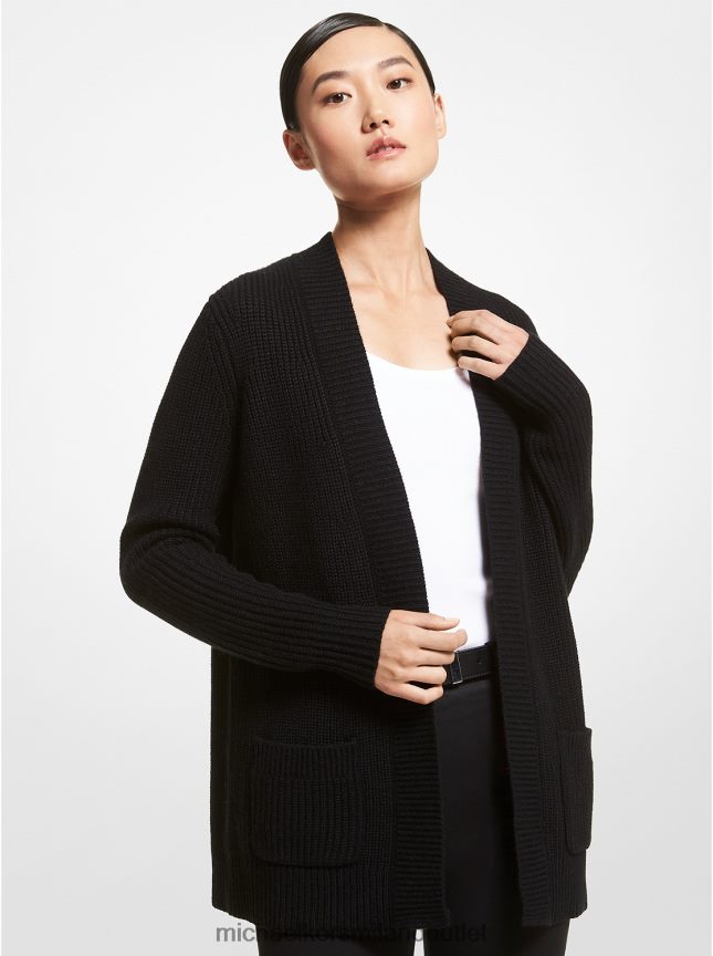 Michael Kors cardigan in misto cashmere della collezione donne nero P06L0L3670 vestiario