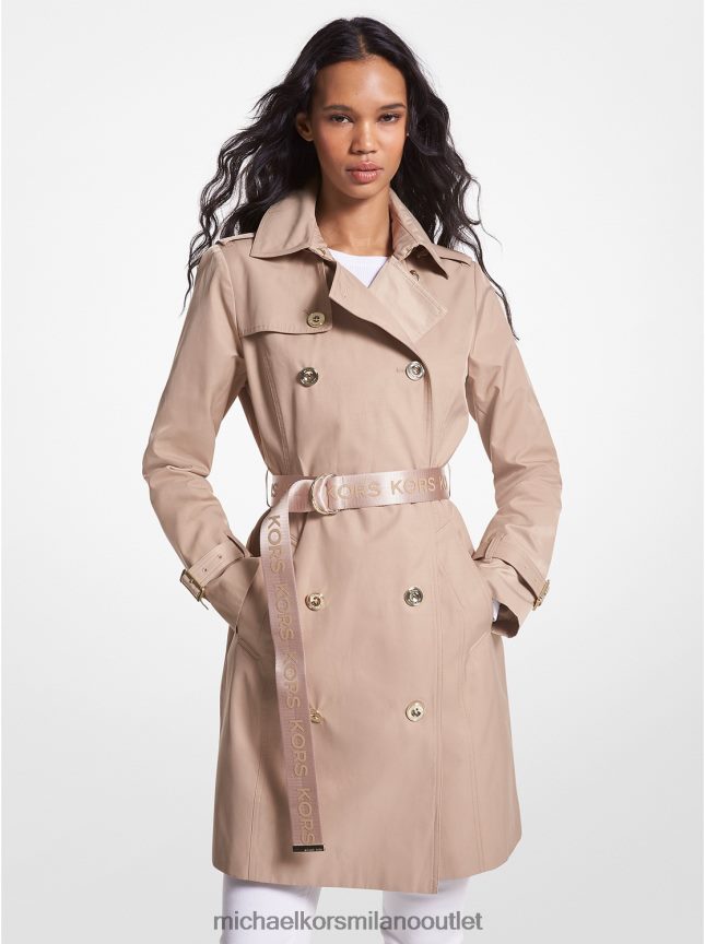 Michael Kors Trench in misto cotone donne cachi P06L0L217 vestiario
