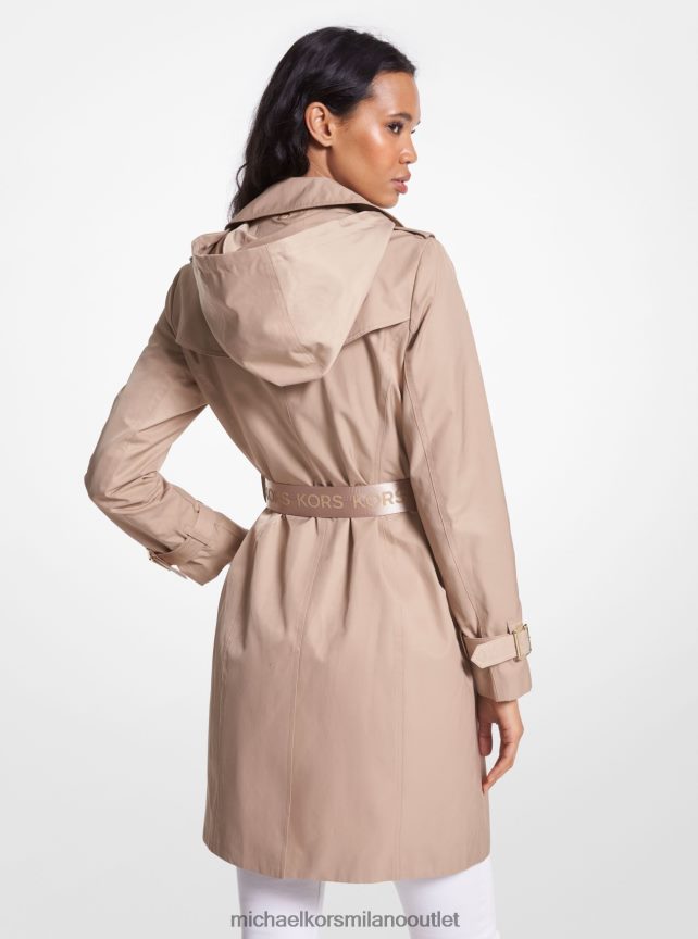 Michael Kors Trench in misto cotone donne cachi P06L0L217 vestiario