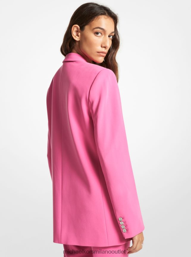 Michael Kors blazer fidanzato in crêpe donne rosso ciliegia P06L0L198 vestiario