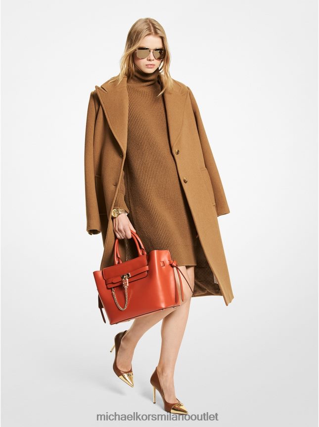 Michael Kors cappotto oversize in lana melton donne buccia P06L0L246 vestiario