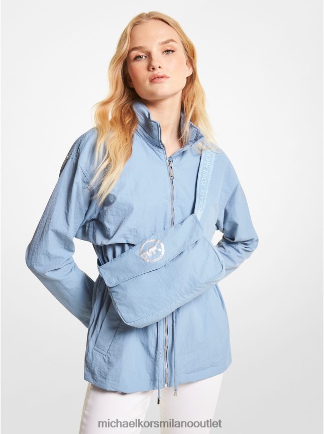 Michael Kors giacca a vento ripiegabile in nylon donne chambray P06L0L266 vestiario