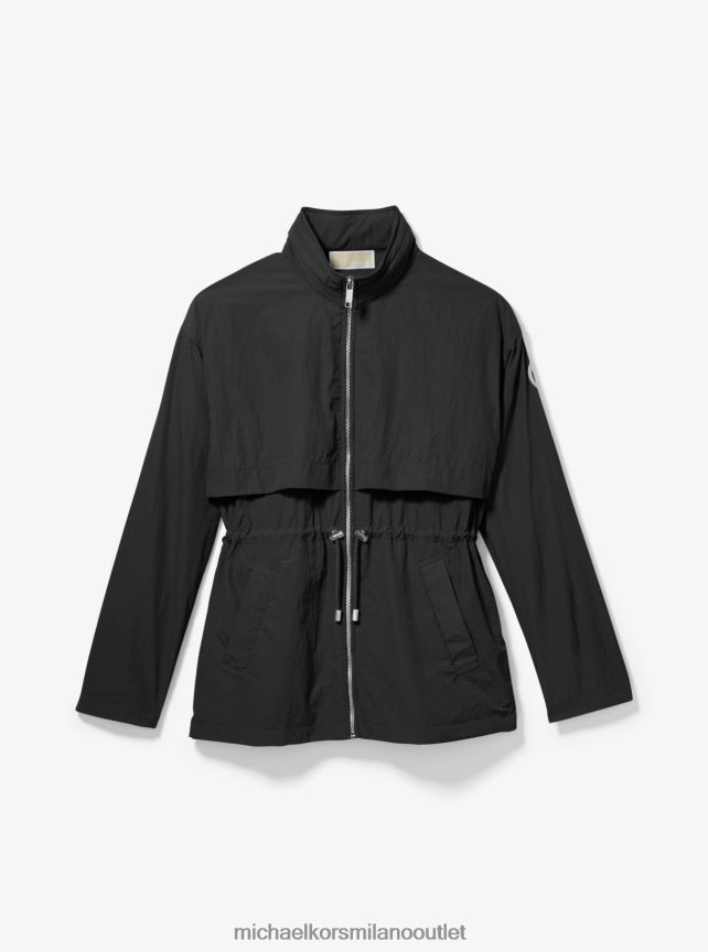 Michael Kors giacca a vento ripiegabile in nylon donne nero P06L0L271 vestiario