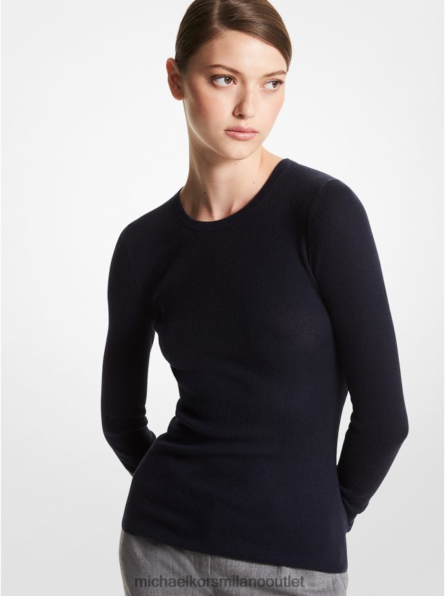Michael Kors maglia in cashmere leggerissimo della collezione donne mezzanotte P06L0L3715 vestiario